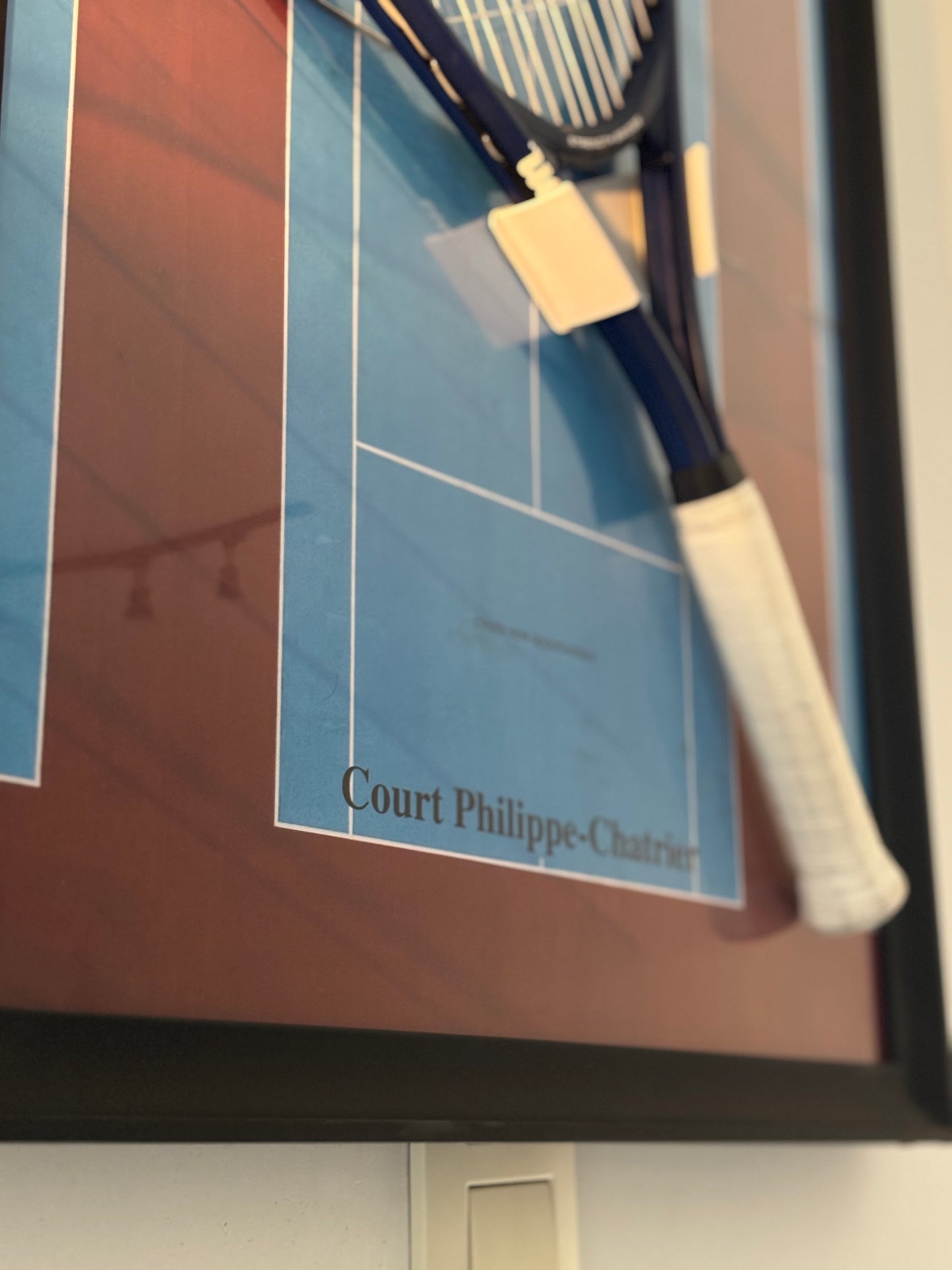 🎾 Philippe-Chatrier Court  A Dream Reflected on Your Wall