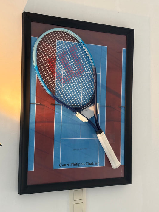 🎾 Philippe-Chatrier Court  A Dream Reflected on Your Wall