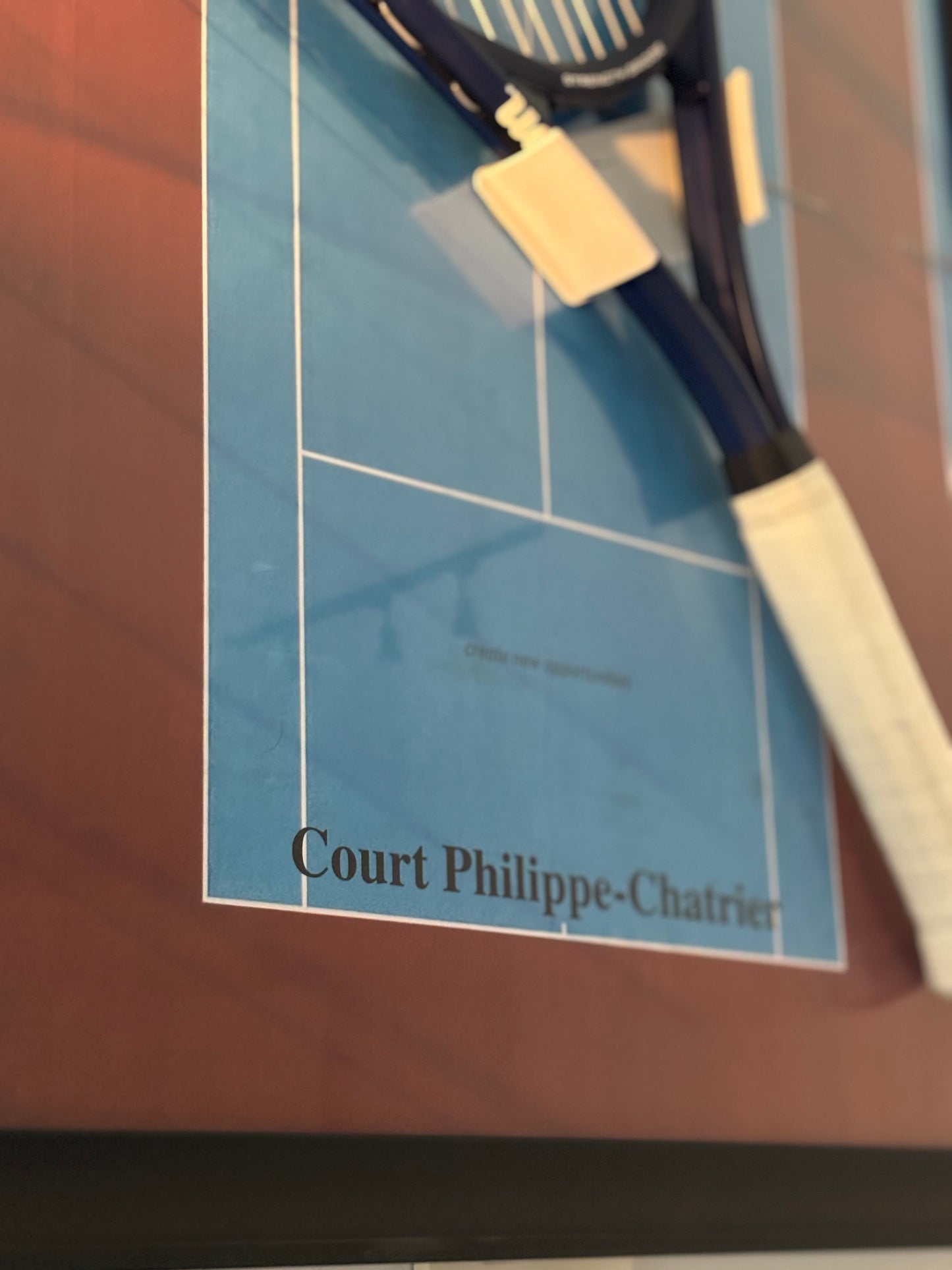 🎾 Philippe-Chatrier Court  A Dream Reflected on Your Wall
