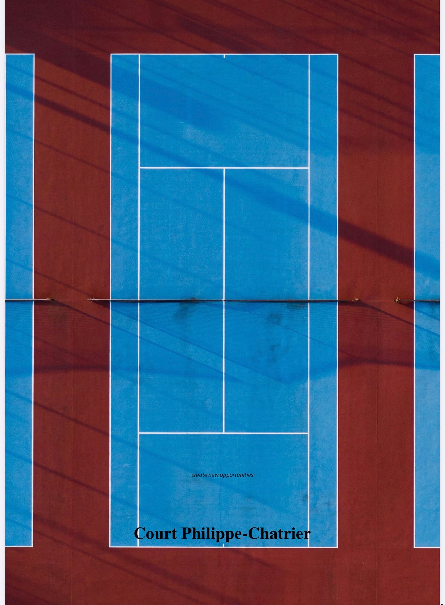 🎾 Philippe-Chatrier Court  A Dream Reflected on Your Wall