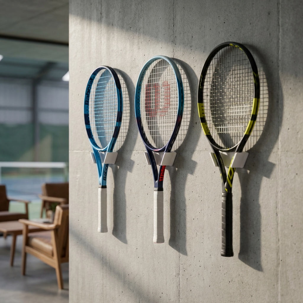🎾 Tennis Racket Wall Holder